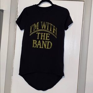 I’m with the band tee. Good condition